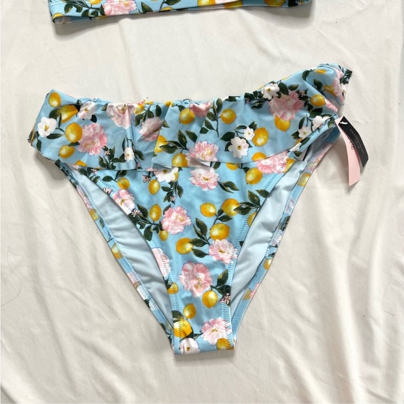 Victoria secret blue lemon bikini set size large - Picture 2 of 4